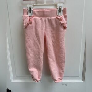 NWOT 2T Carter’s Girls Pink Fringe Sweat Pants